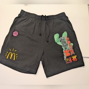 Travis Scott McDonald’s Cactus Jack Mens Shorts All American 92 Size Medium